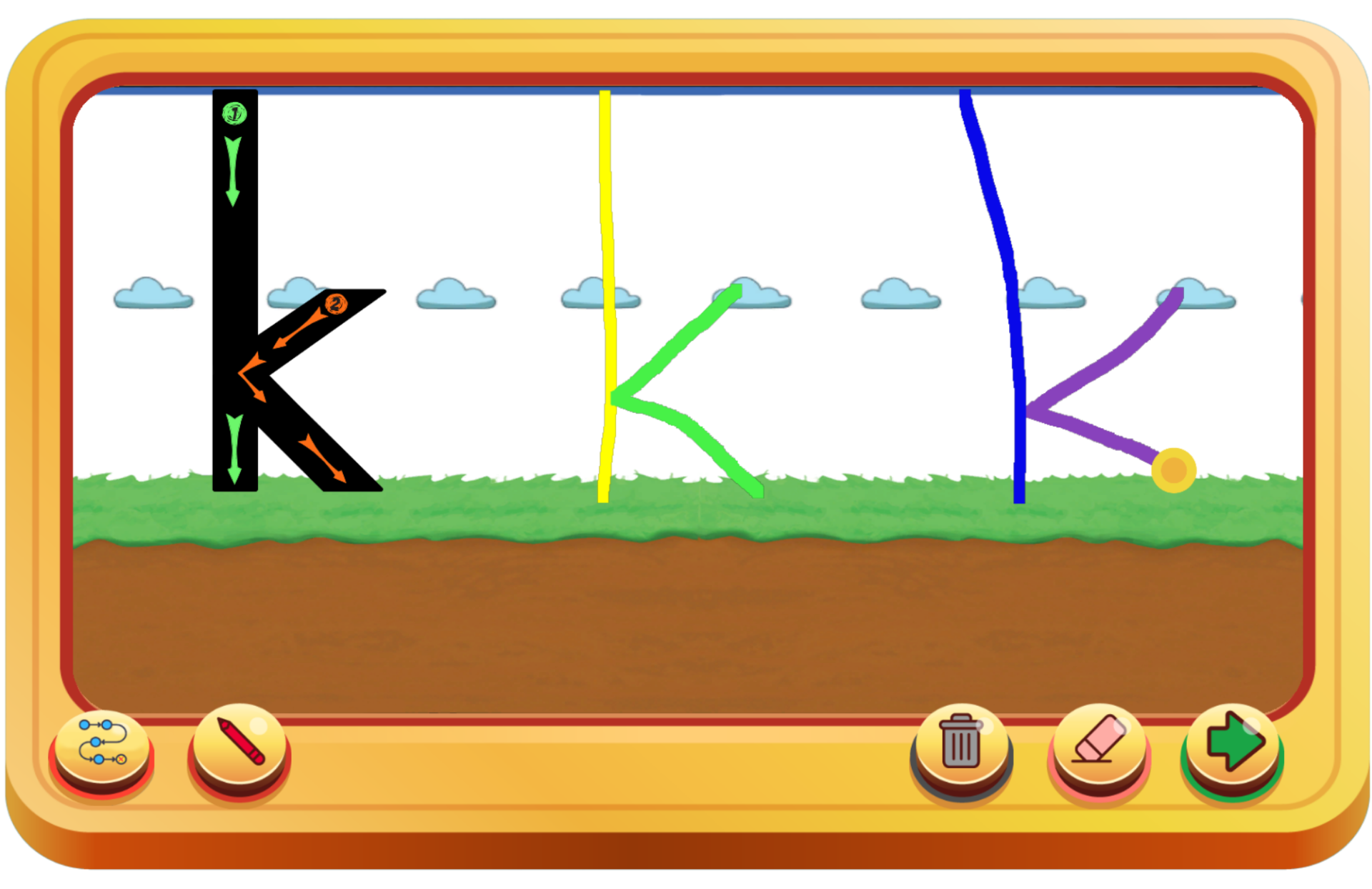 Handwriting Heroes: letter tracing