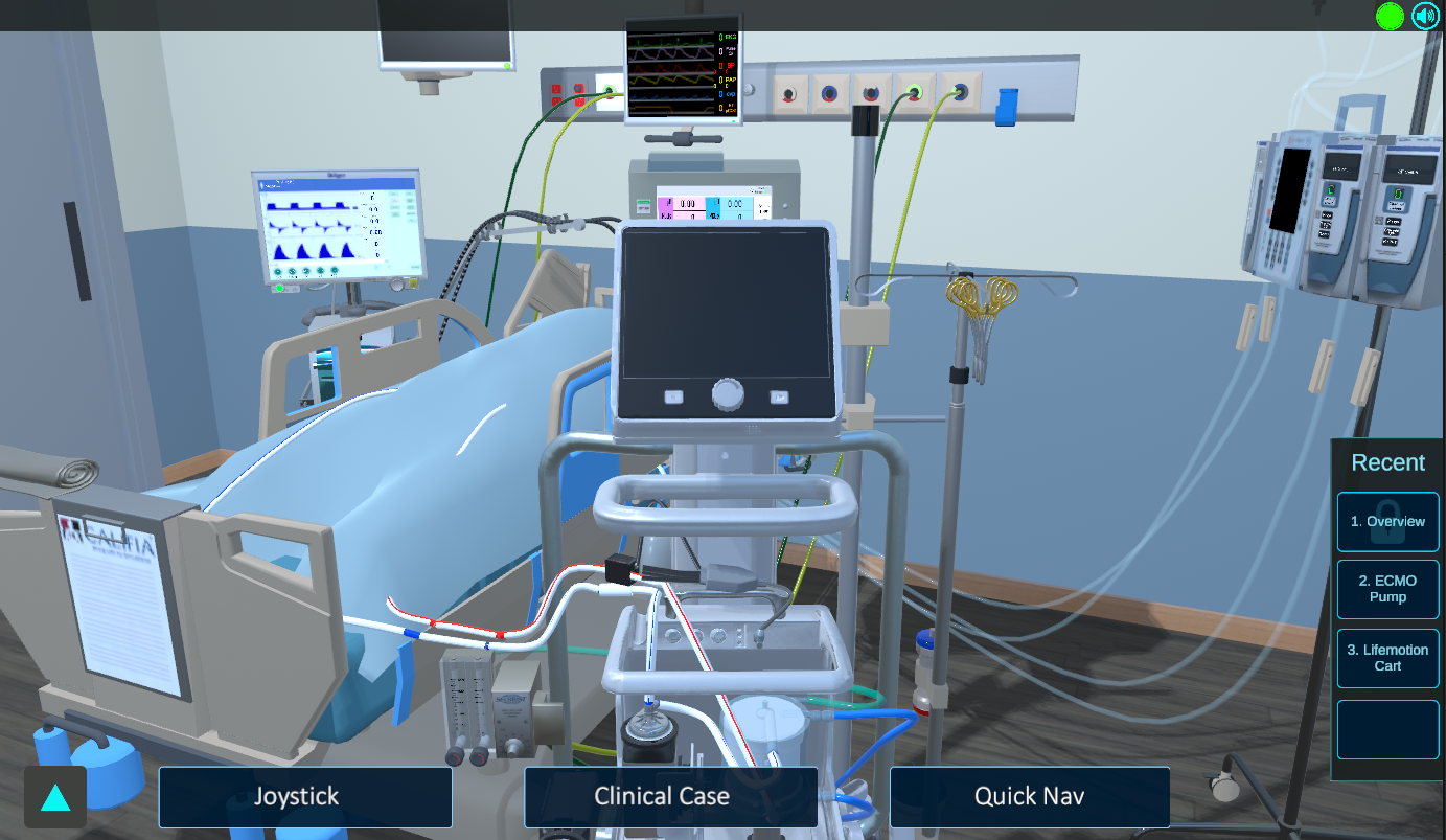 Medical Simulation: device interface