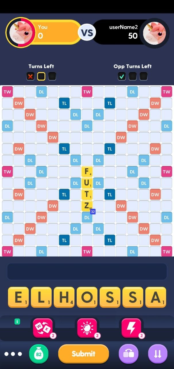 Word Game: tile detail